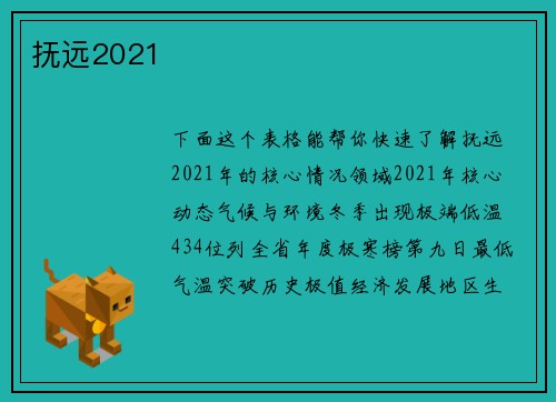 抚远2021